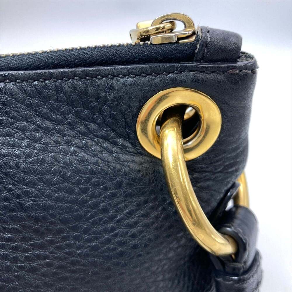 PRADA Black Leather Shoulder Bag - Picture 11 of 14